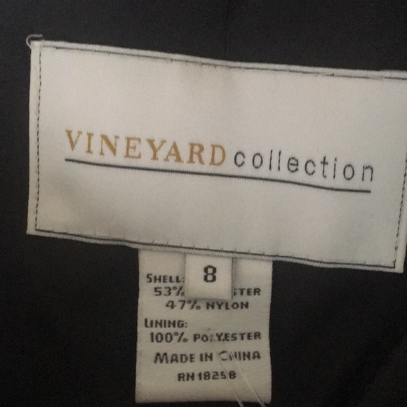 Vineyard Collection Formal Black Dress 8 - Picture 10 of 12